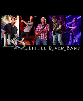 Combination photo showing current members of the Little River Band.
