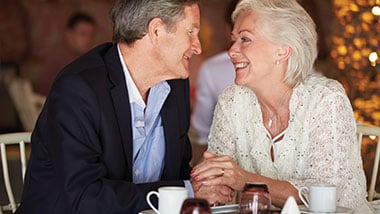 two people at table