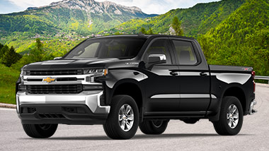 Chevy Silverado on the road
