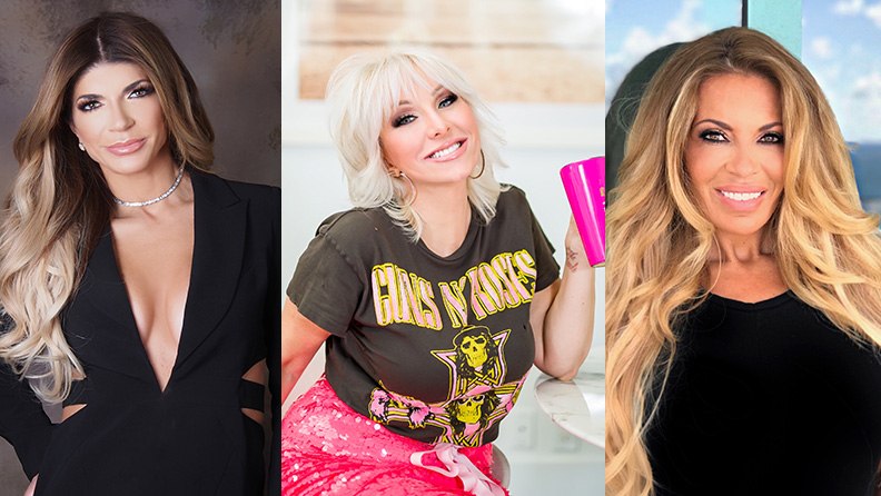 Real Housewives cast members Teresa Guidice, Margaret Josephs and Dolores Catania