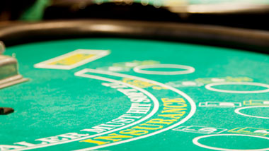 blackjack table